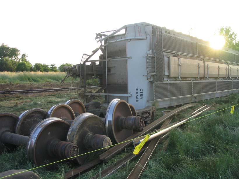 Portland and Western derailment.