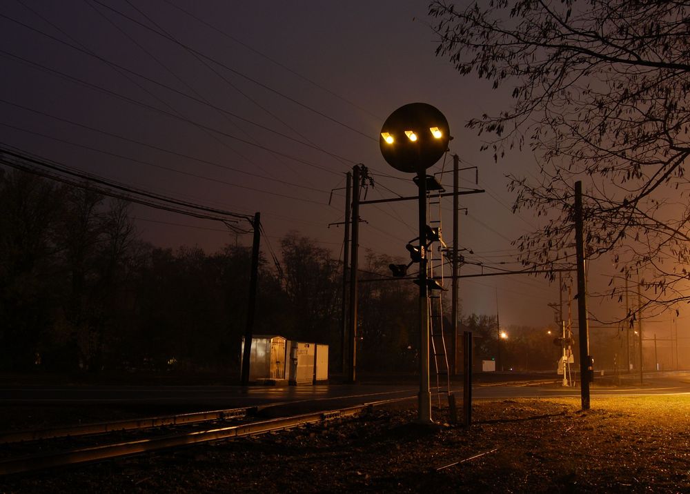 PRR at night..