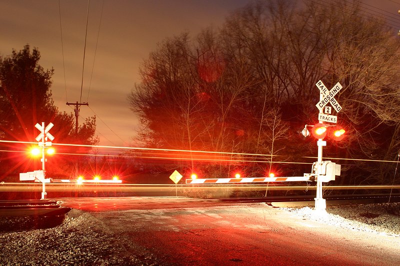 Q390 rolling past Game Farm Rd