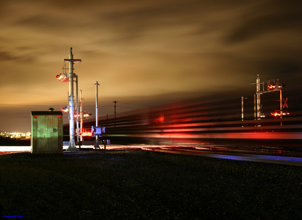 Rail train at Daggett