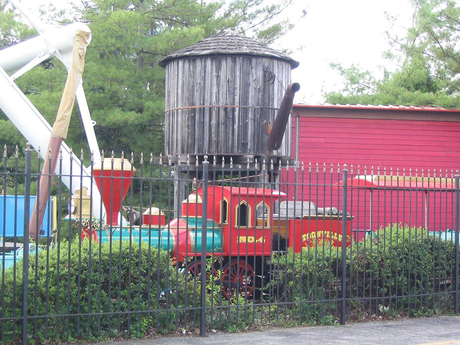 Red Train at Adventureland