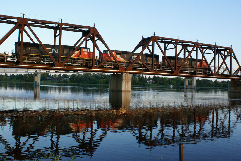 relfection into Baudette
