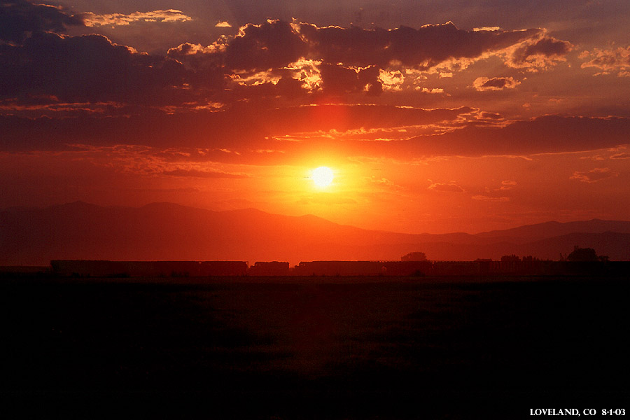 Rocky Mountaint Sunset