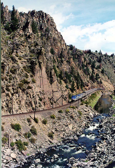 Rolling through Byers Canyon