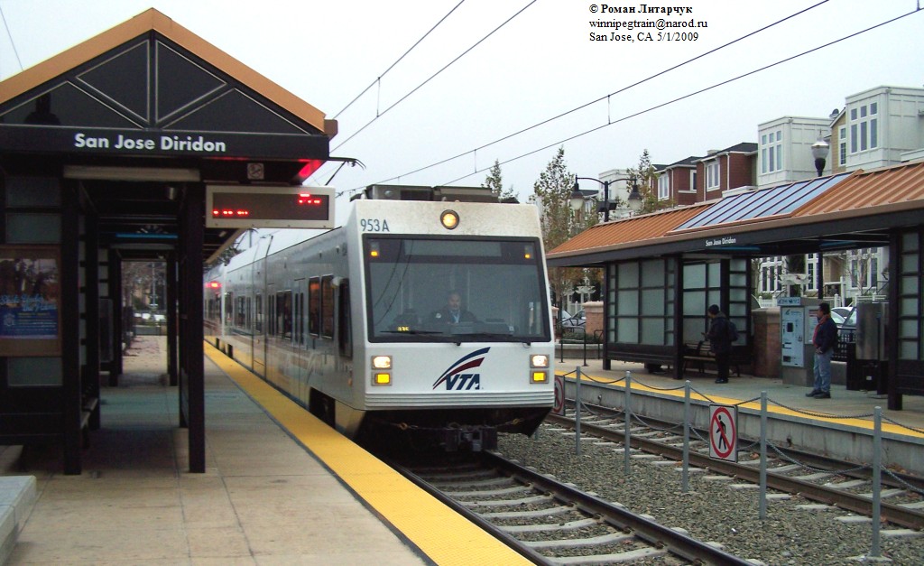 San Jose streetcar