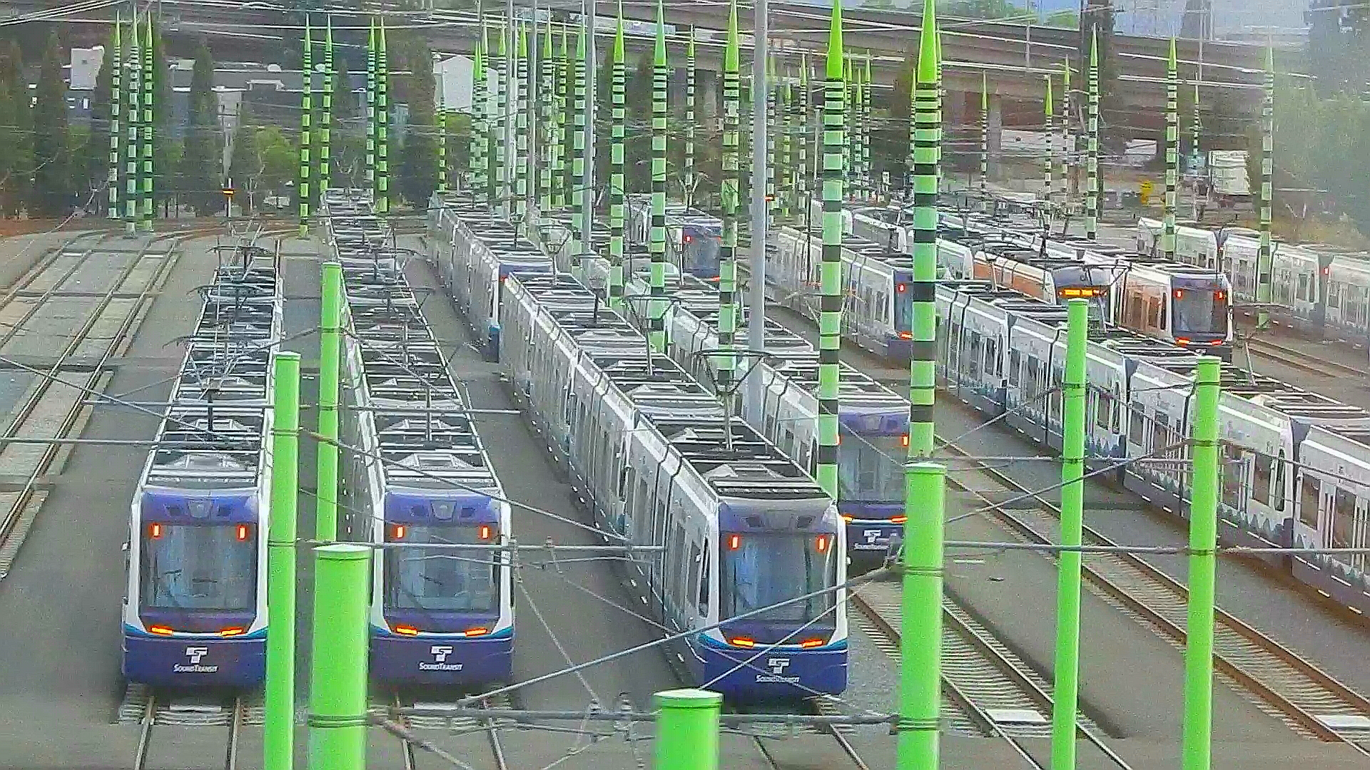 Seattle light rail yard