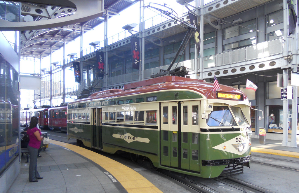 Silver Line PCC at American Plaza Station