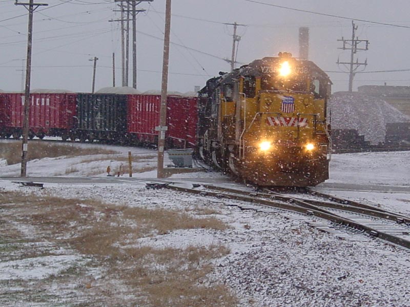 Snowy Rock Train