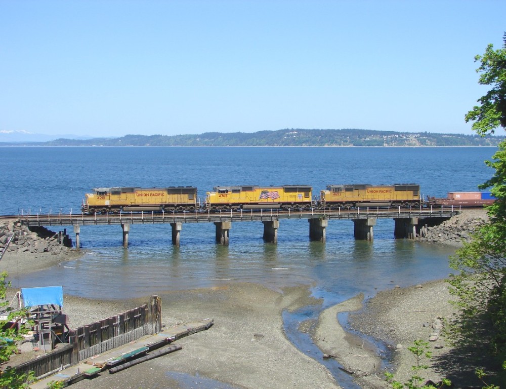 Southbound at Steilacoom