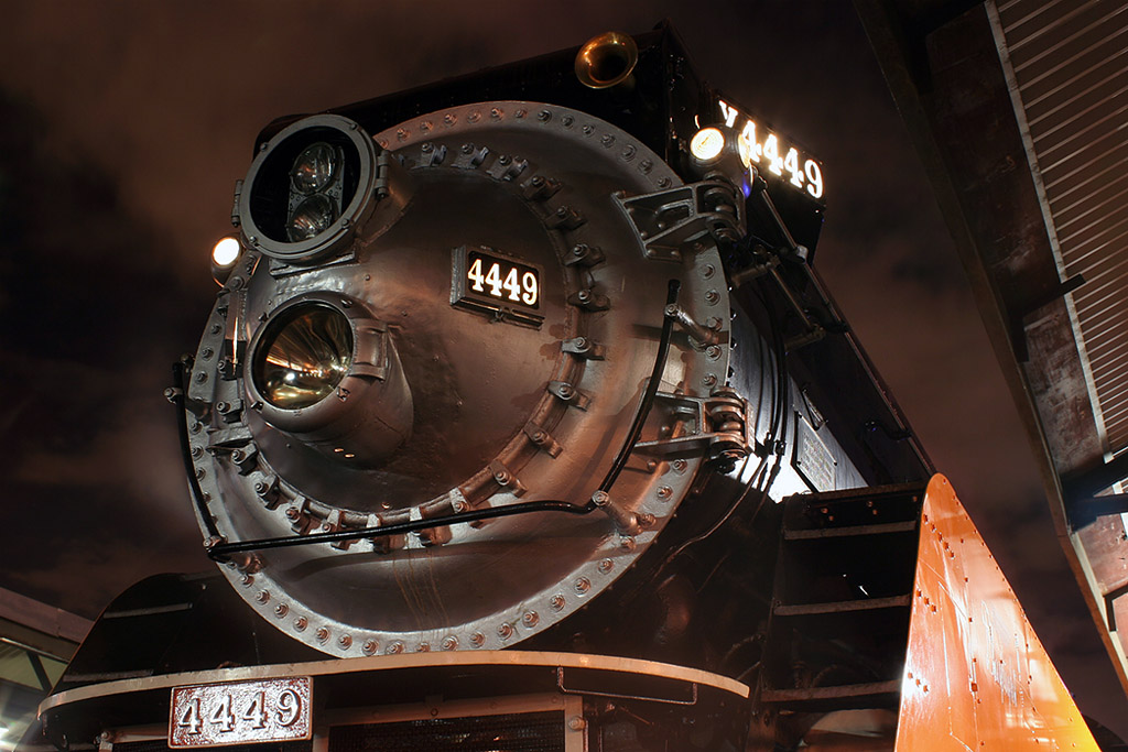 SP 4449 at Night #3