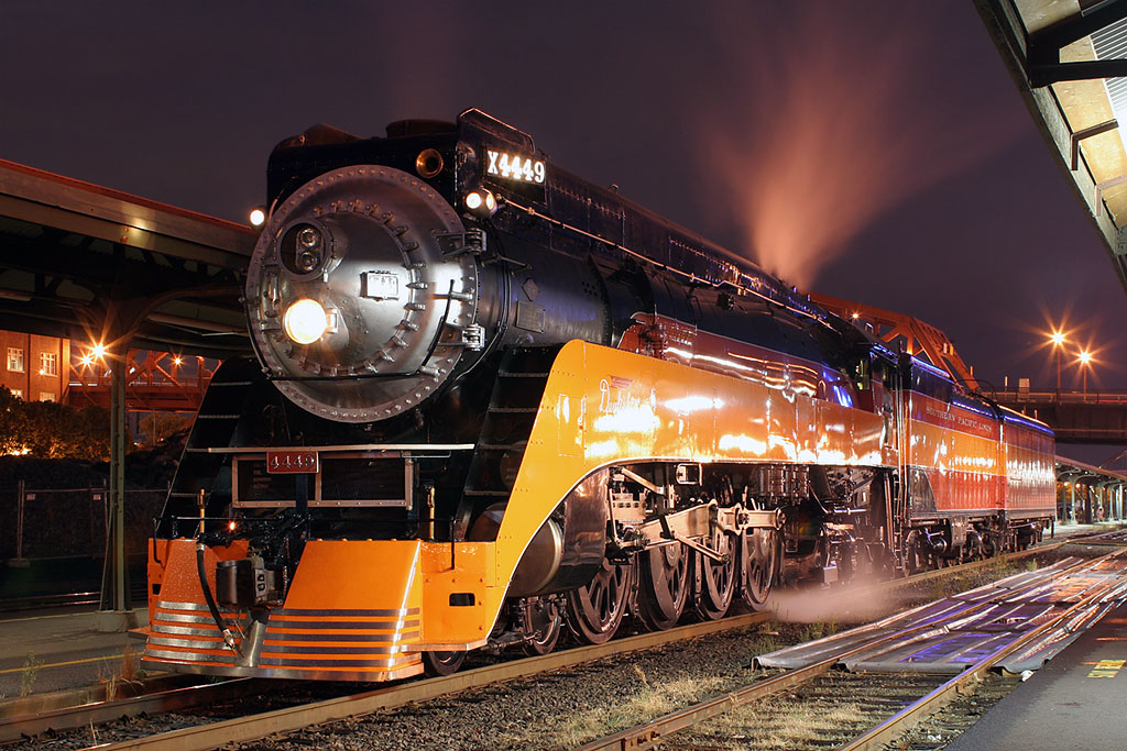 SP 4449 at Night #4