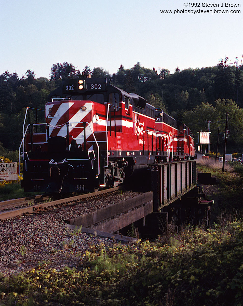 Spirit Of Washington Dinner Train's first revenue run at Woodinville, WA