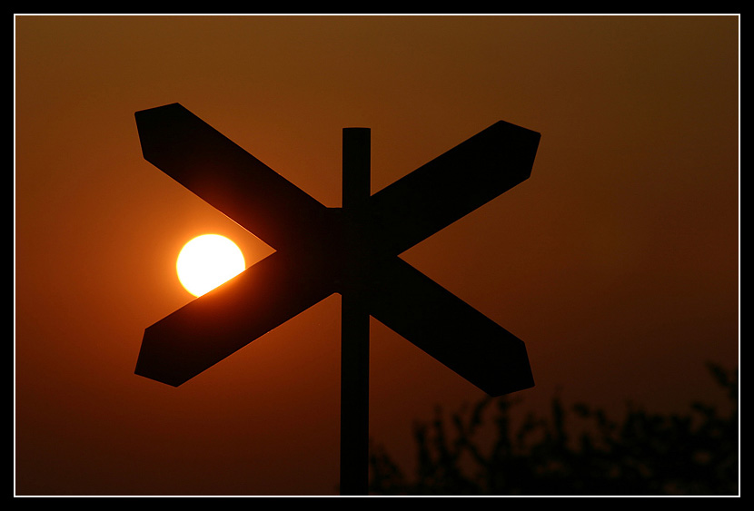 St. Andrew's Cross at Sunrise