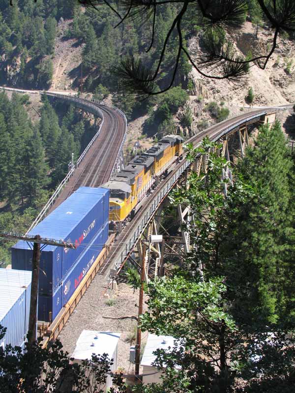 Stack train at Keddie