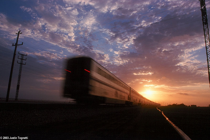 Starlight into the sunset