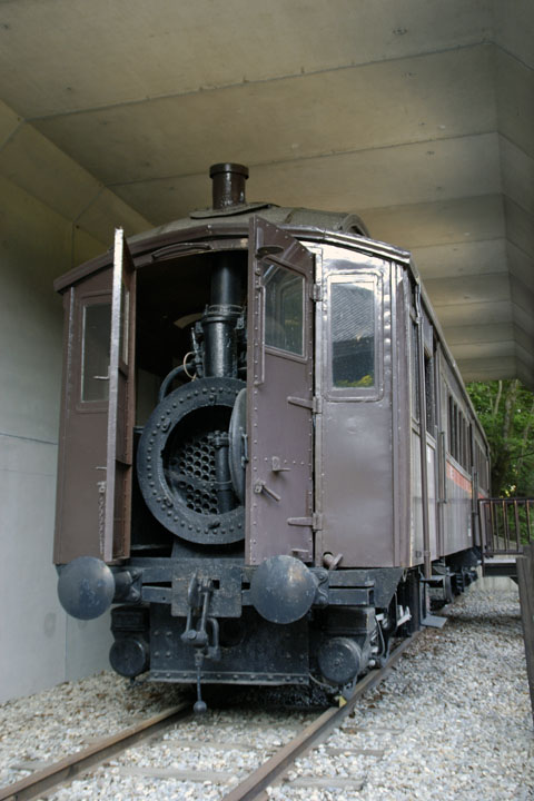 Steam engine car