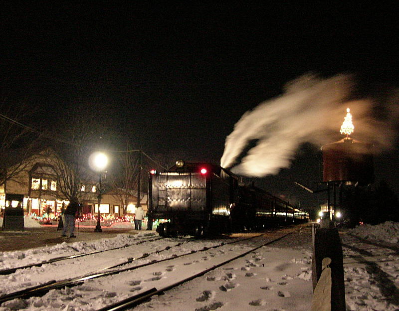 Steam in the Snow