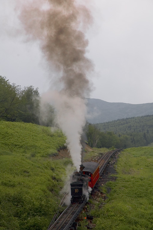 Steaming up the Grade