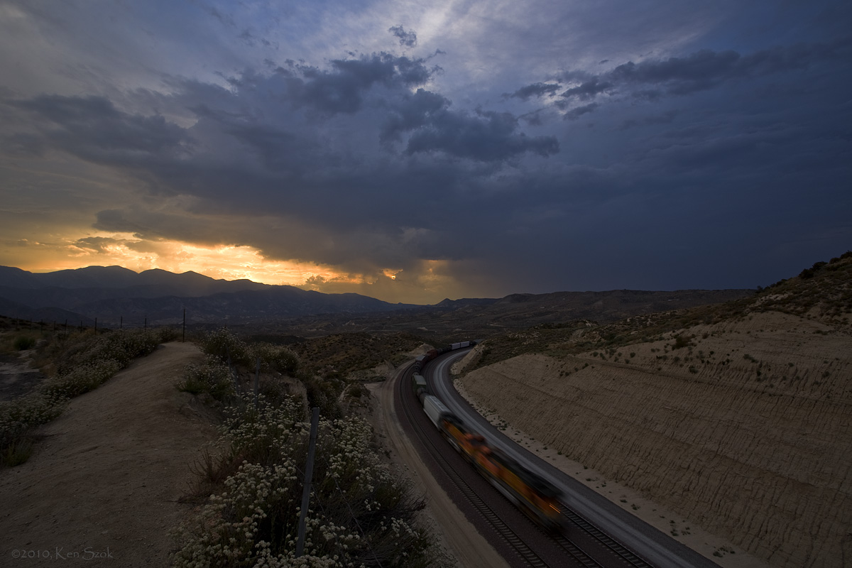 Stormy Sunset over Cajon
