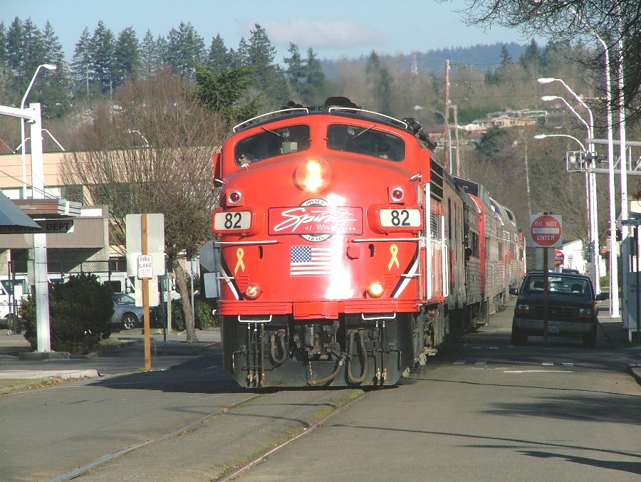 Street Running In Renton,WA