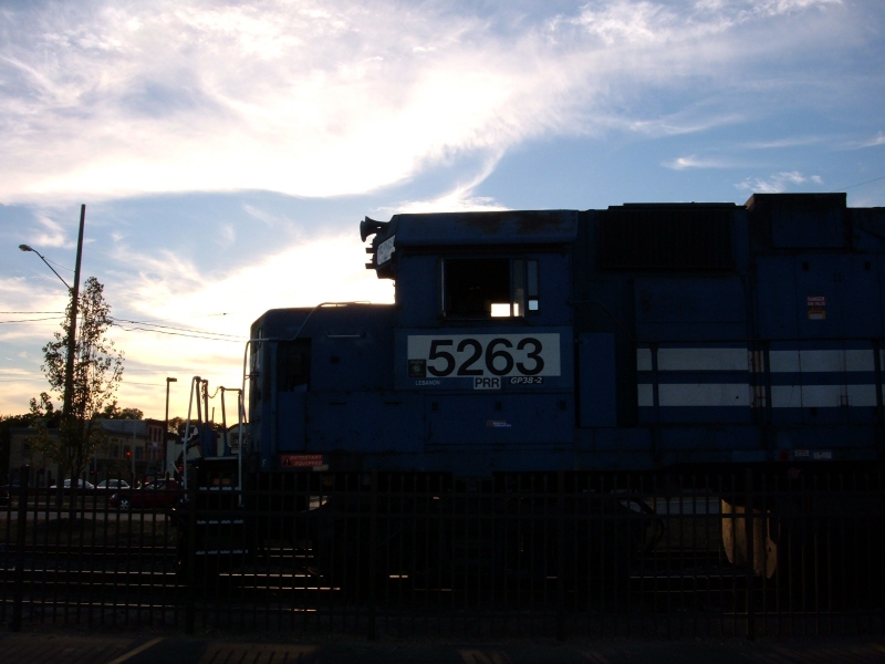 Sunset on Conrail