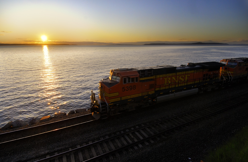 Sunset on the Scenic