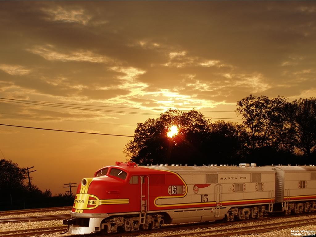 Sunset on the Super Chief
