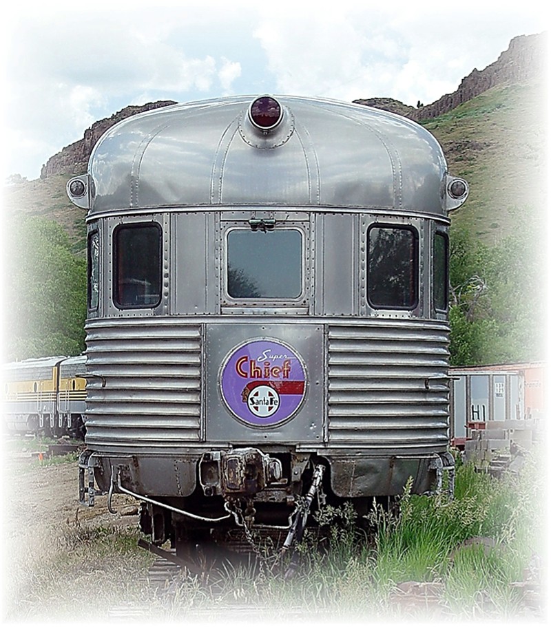 Super Chief  tapered end Observation car