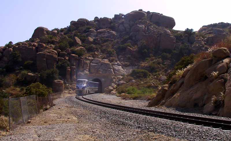 Surfliner Through Santa Susana Pass Tunnel