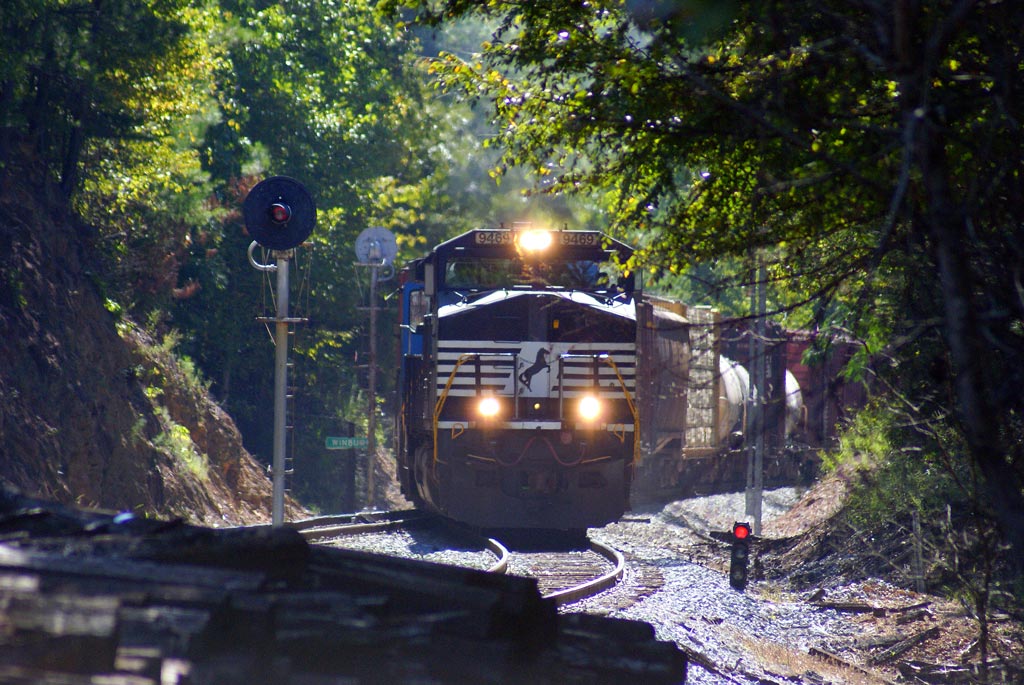 Taking The Siding At Winburn