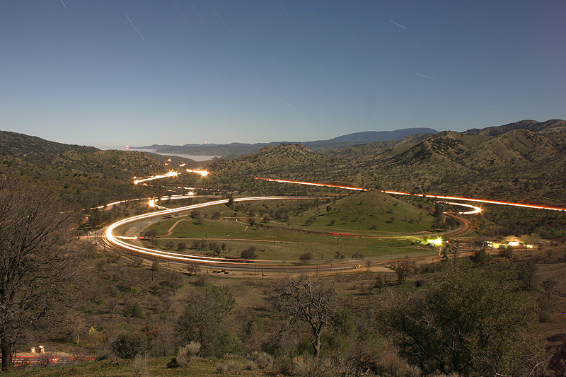 Tehachapi Loop, by Moonlight
