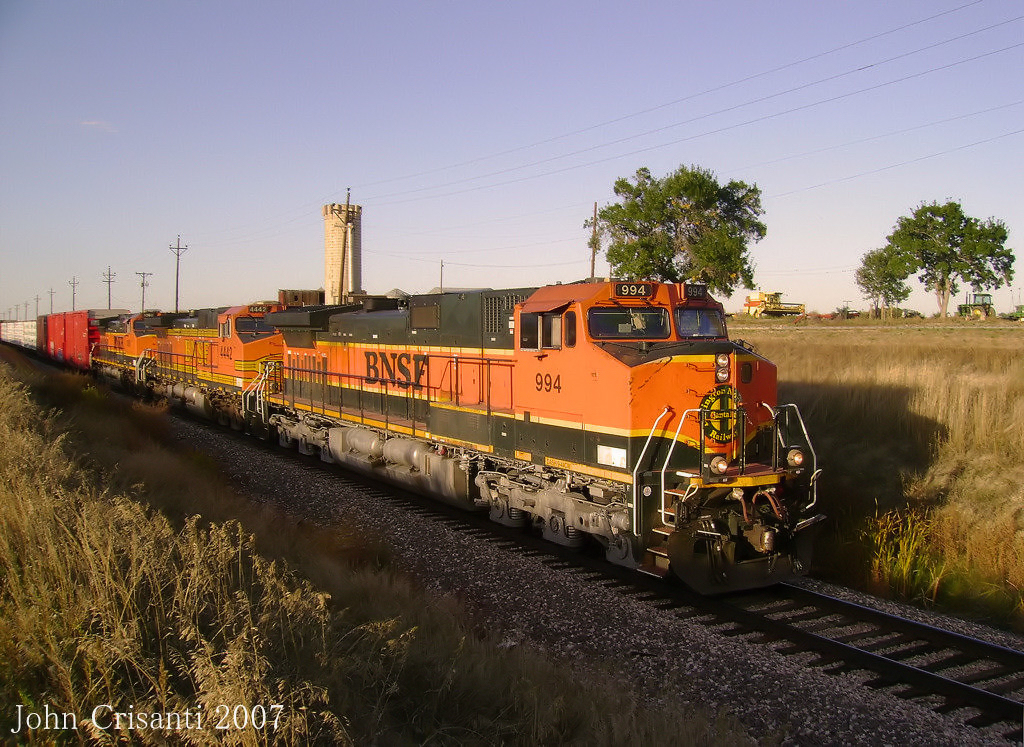 The Farm Silo... And The Train...