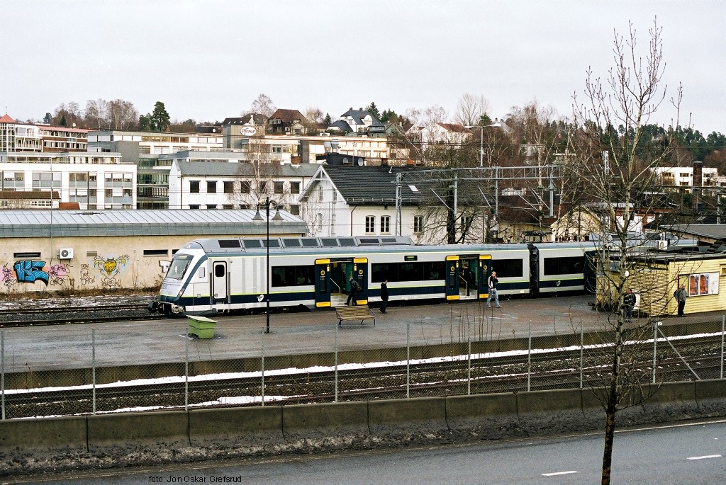 The local train to Kongsberg
