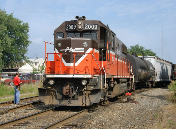Train PR2 at the Valley Falls Yard