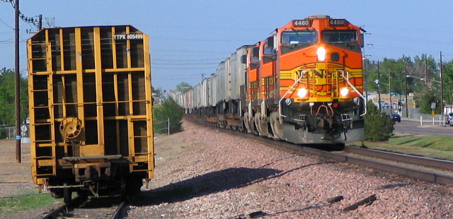 Trash train coming though