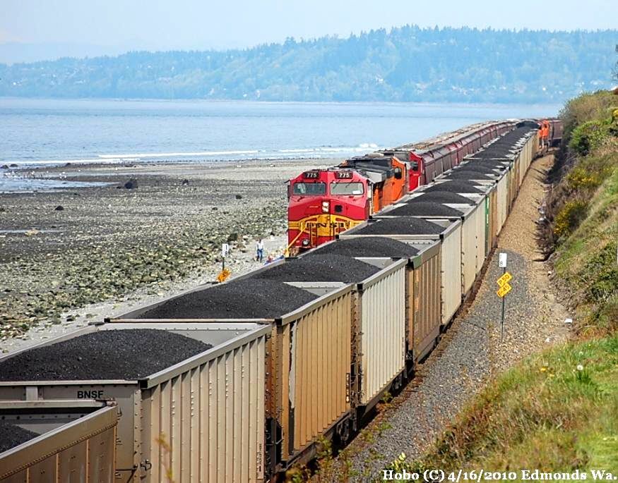 Two monster trains