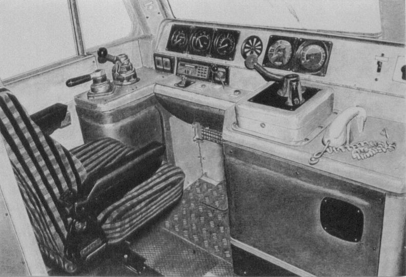 U.K Class 57 Cab-Interior