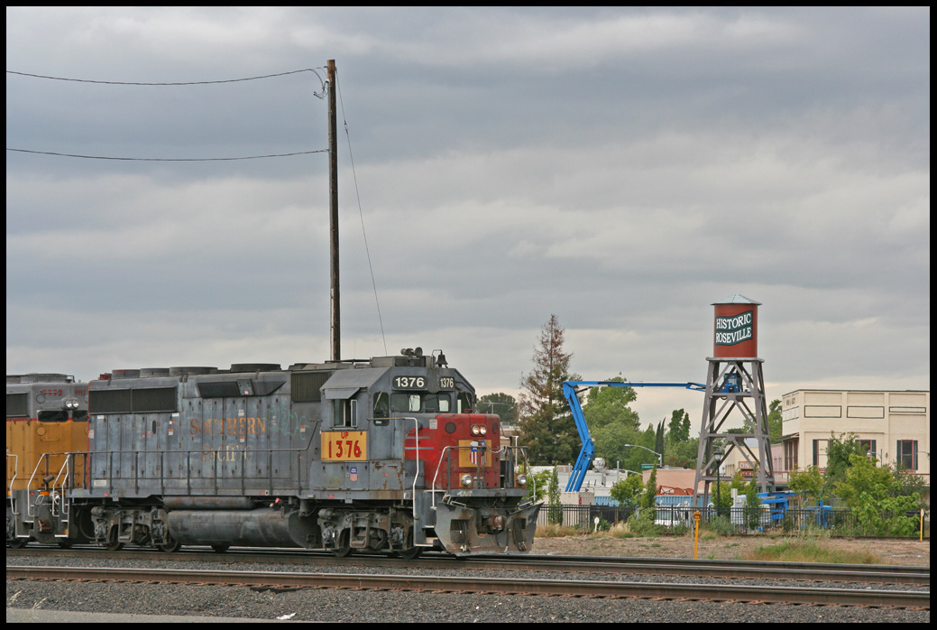 UP 1376 in historic Roseville