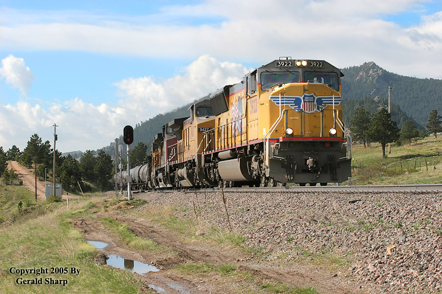 UP 3922 West At East Plain