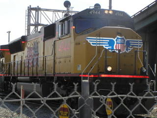 UP 4944 Doing Switching Duties