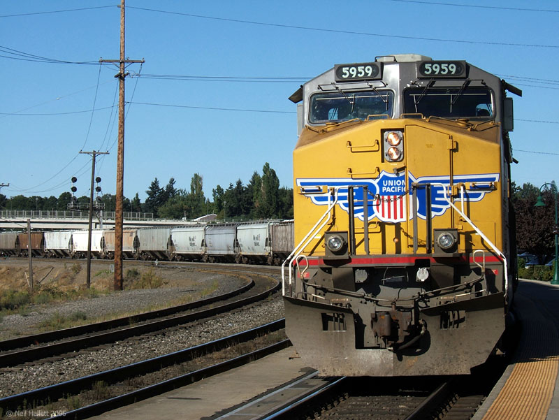 UP 5959 at Vancouver.