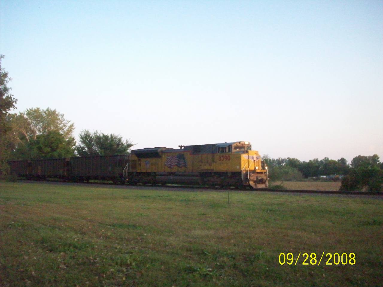 UP 8390 west St. George KS