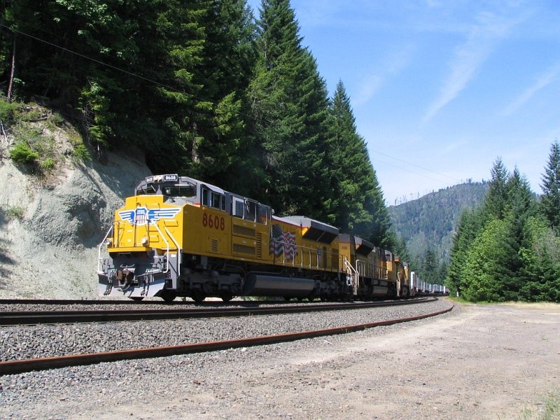 UP 8608 at Fields, OR