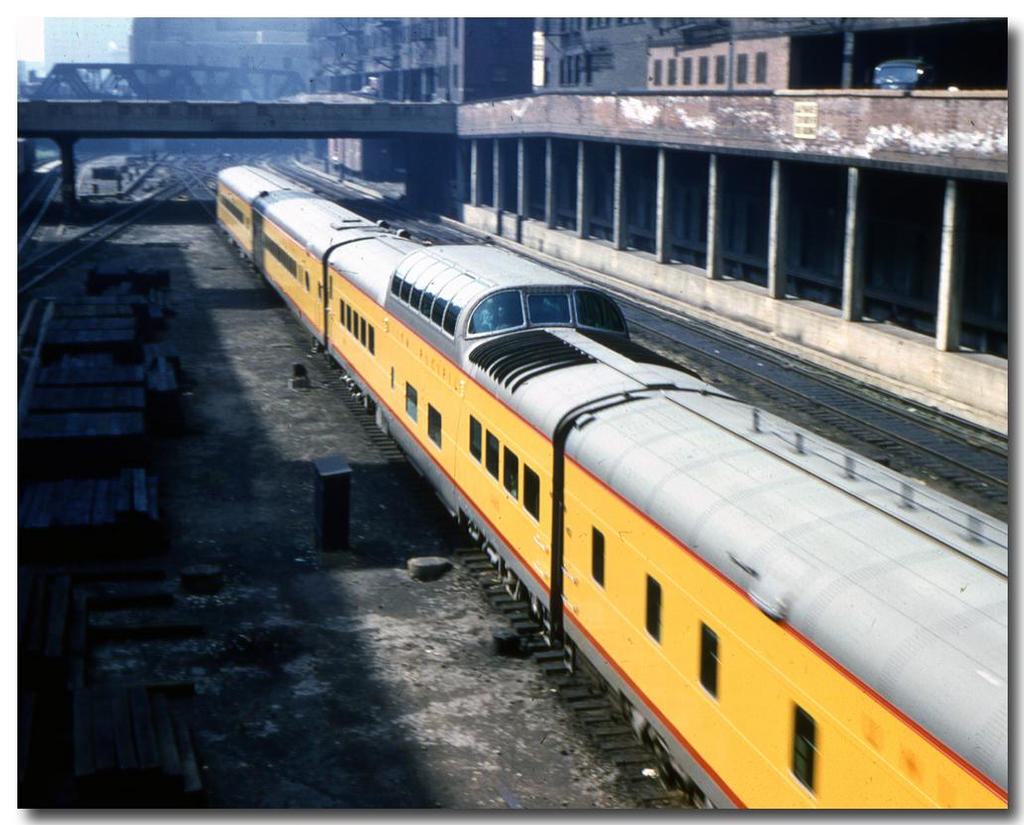 UP arriving in Chicago in the 50's