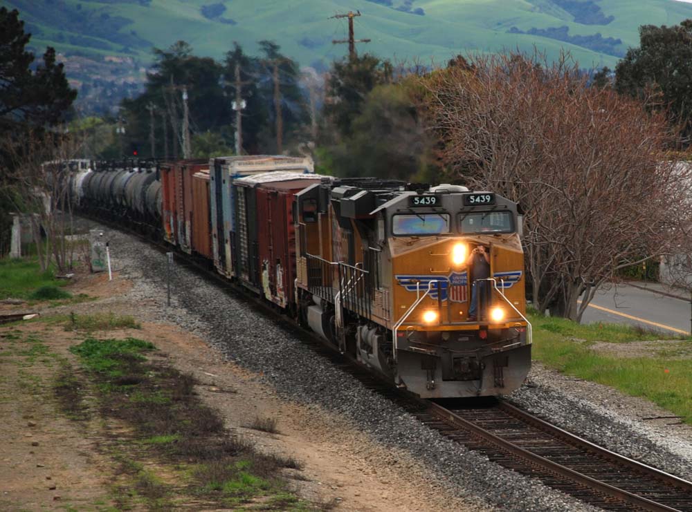 UP Freight Train in Niles