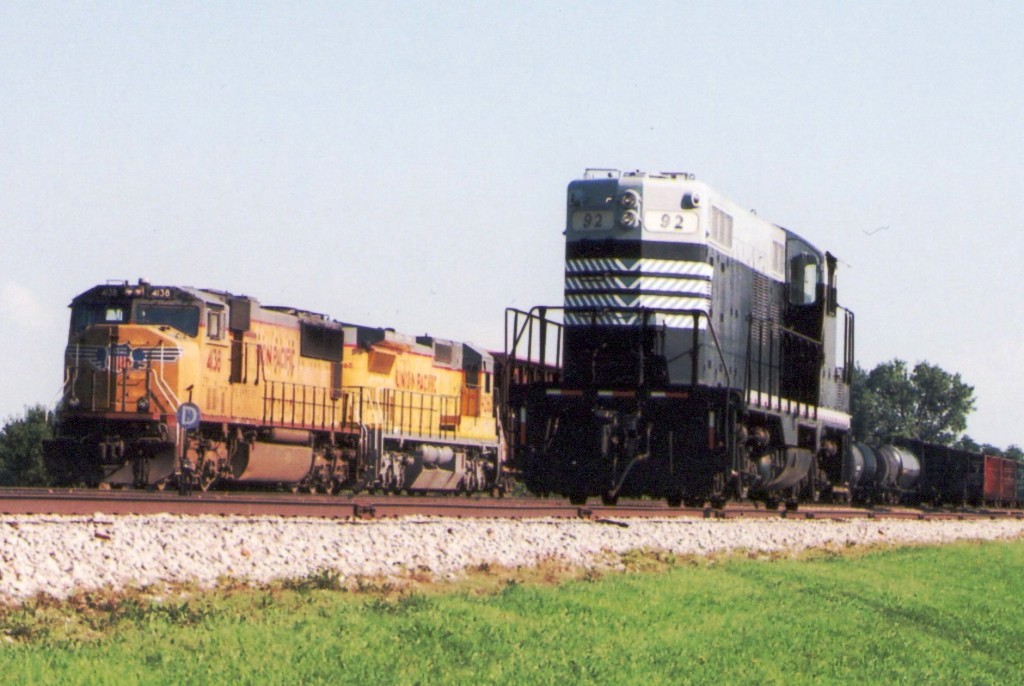 UP manifest at Allen Station Il (San Jose Il )