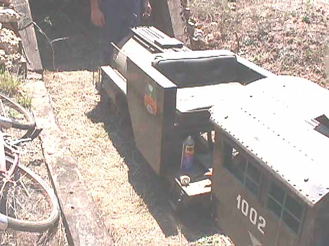 Vandy tender from above front