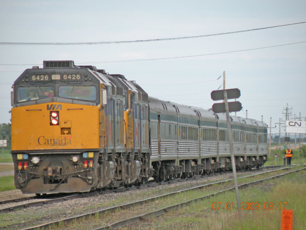 Via Rail in Siding