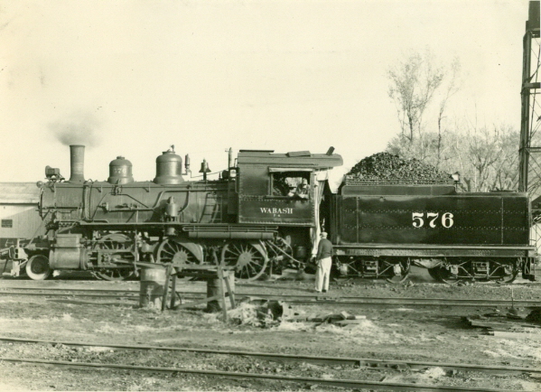 WABASH RR BLUFFS ILL.