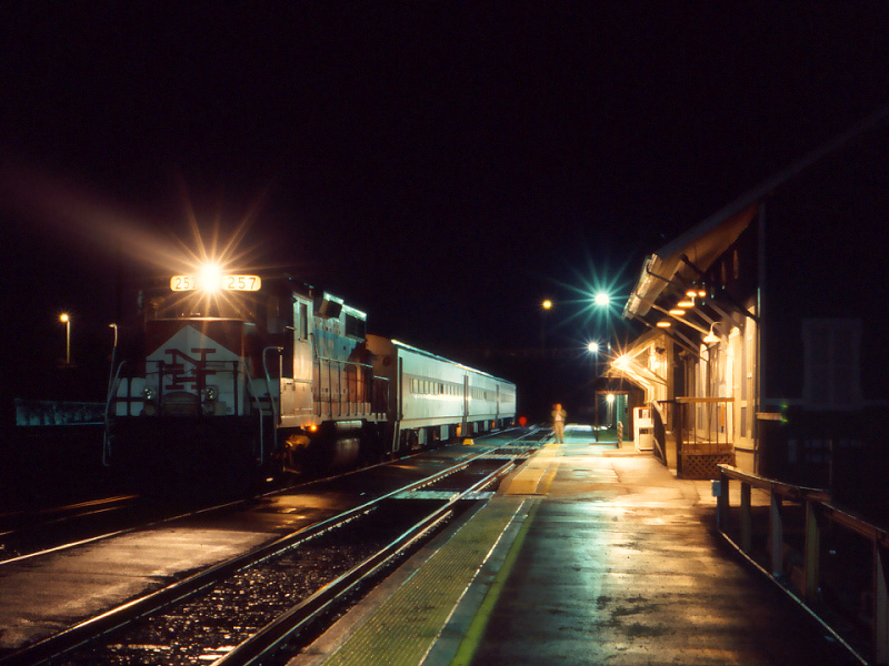 Waiting for departure